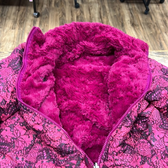 THE NORTH FACE | Mossbud Swirl winter jacket/coat Roxbury Pink Butterfly Camo 18 - Picture 5 of 6
